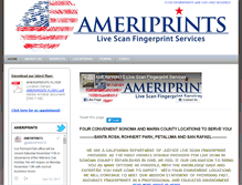Tablet Screenshot of ameriprints.com